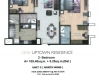 One Uptown Residence Unit Layout 2BR (114.8sqm)